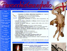 Tablet Screenshot of parrocchiavanzaghello.it